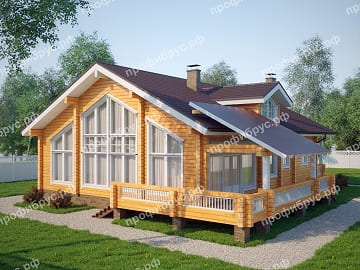 Дом из профилированного бруса в Уфе